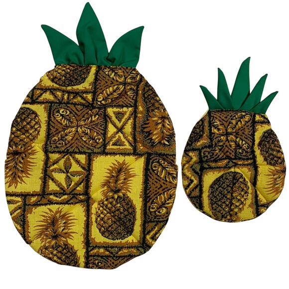 Vintage America Other - Vintage Polynesian Pineapple Hot Pad and Placemat Made In Hawaii